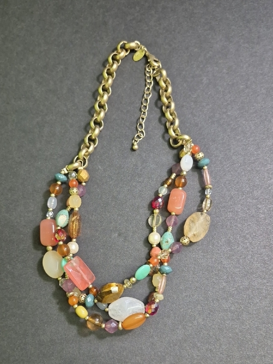 Lia Sophia Jewelry - Lia Sophia Mandalay Bay Multicolor Beaded Statement Necklace - Women's Jewelry
